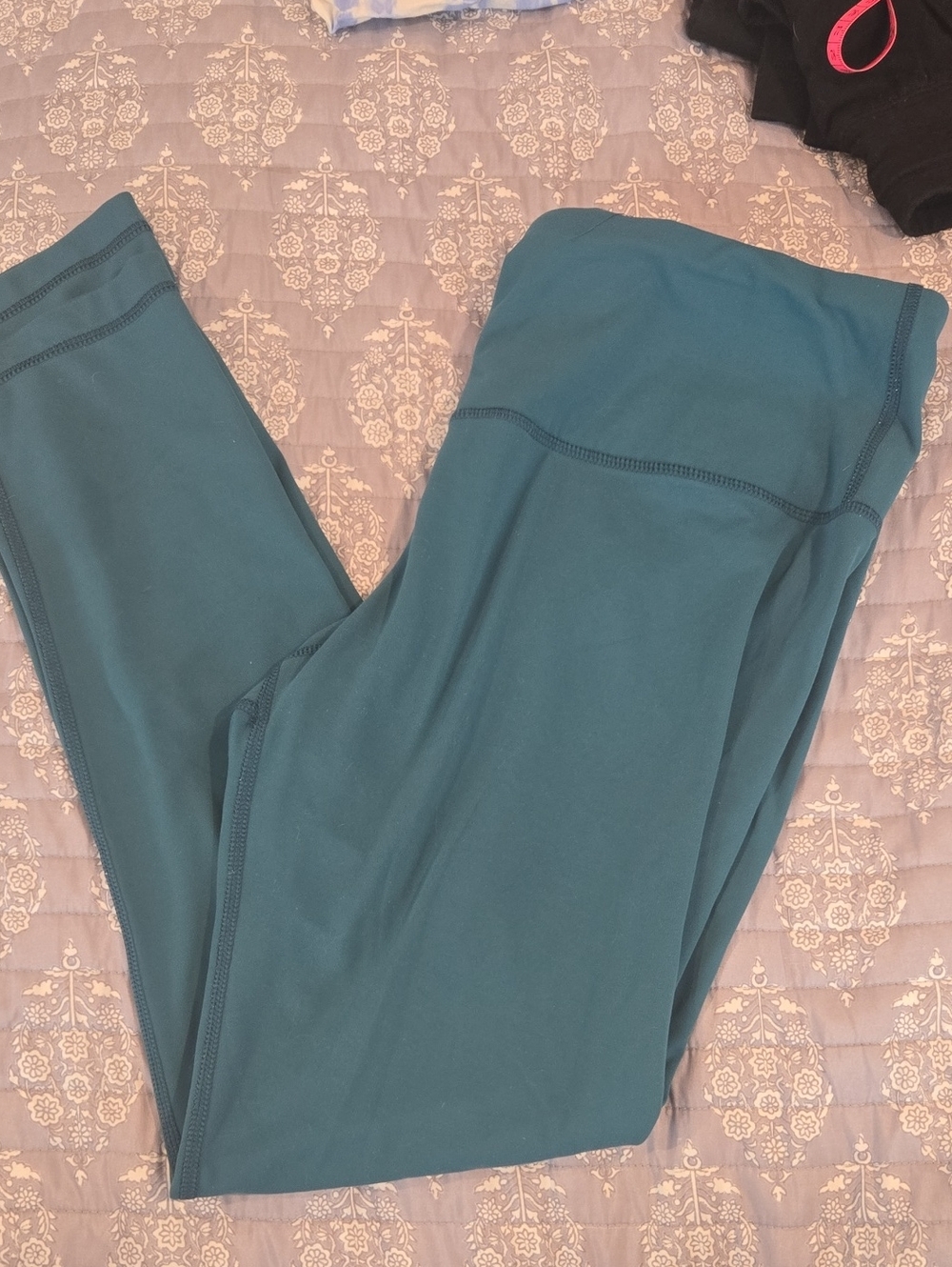 Yogalicious Teal High-Waist Performance Leggings